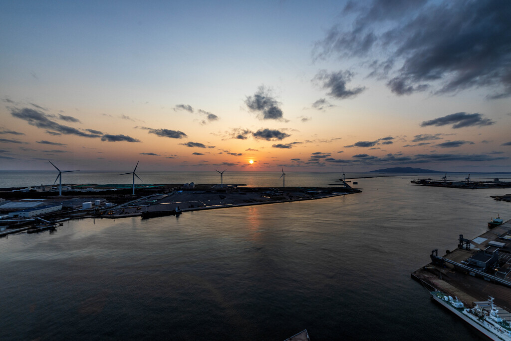 土崎港夕景　Ⅱ