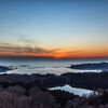戸賀湾夕景