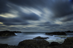 潮瀬崎　雲流れ