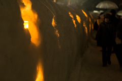 弘前雪祭り　雨
