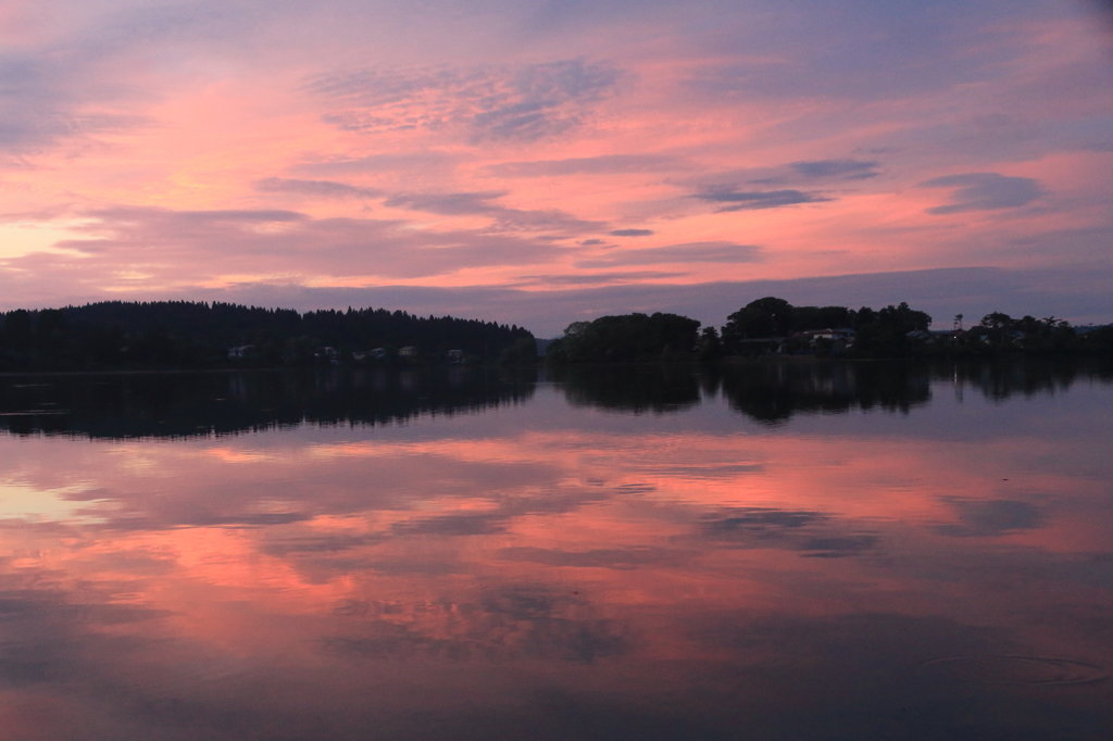 小泉潟の夕べ　３