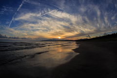 船越海岸の夕雲　Ⅰ