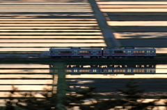 夕暮れ列車