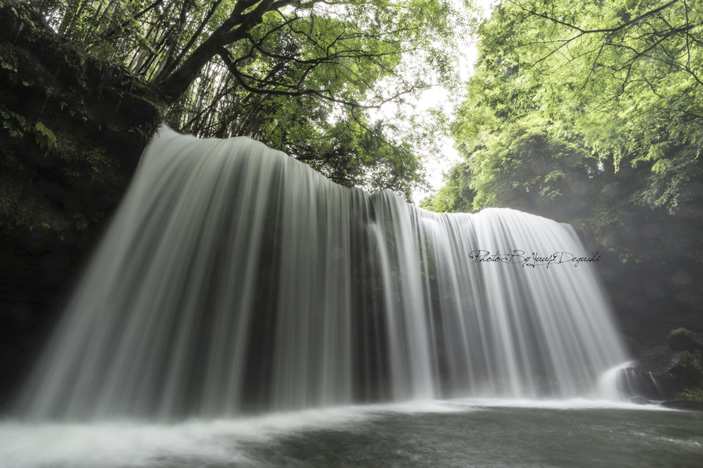 鍋ヶ滝　水飛沫