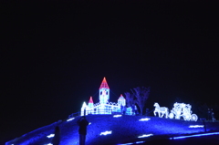 丘の上の城