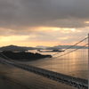 瀬戸大橋と島々（橙Ver）