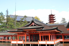 厳島神社からの五重塔２