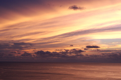 夕に光る空