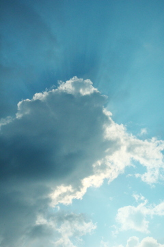 光る雲