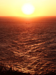 夕日