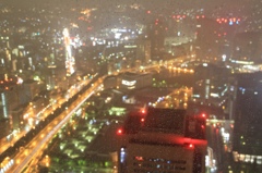 雨、横浜夜景１