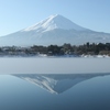 湖も冬のベールをまとって、、 