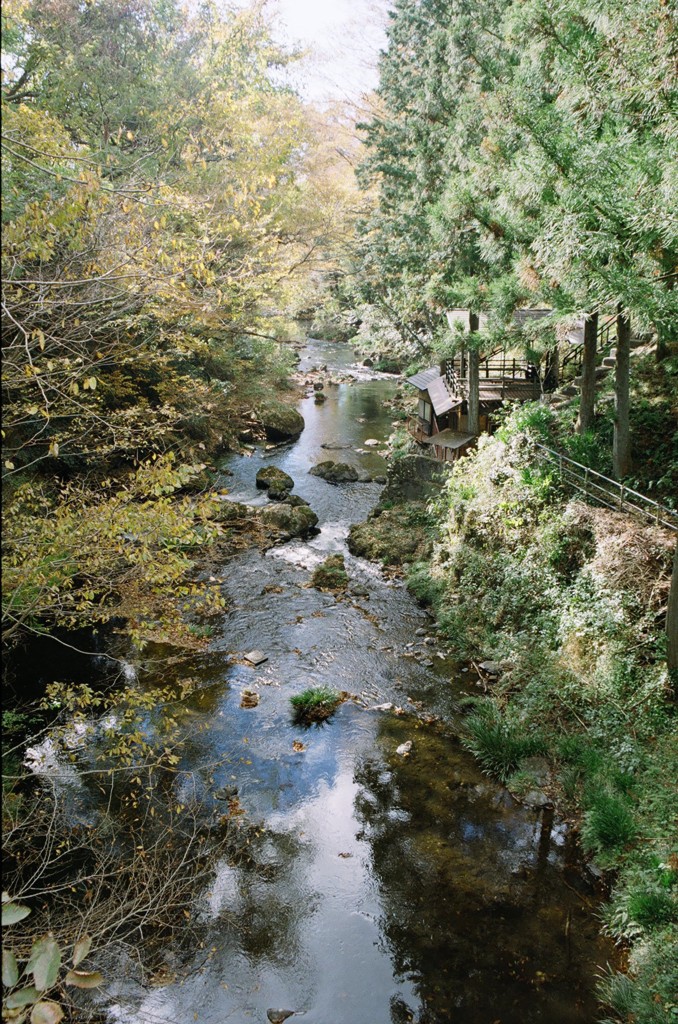 桐生川上流の風景