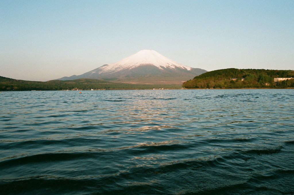 朝の富士山