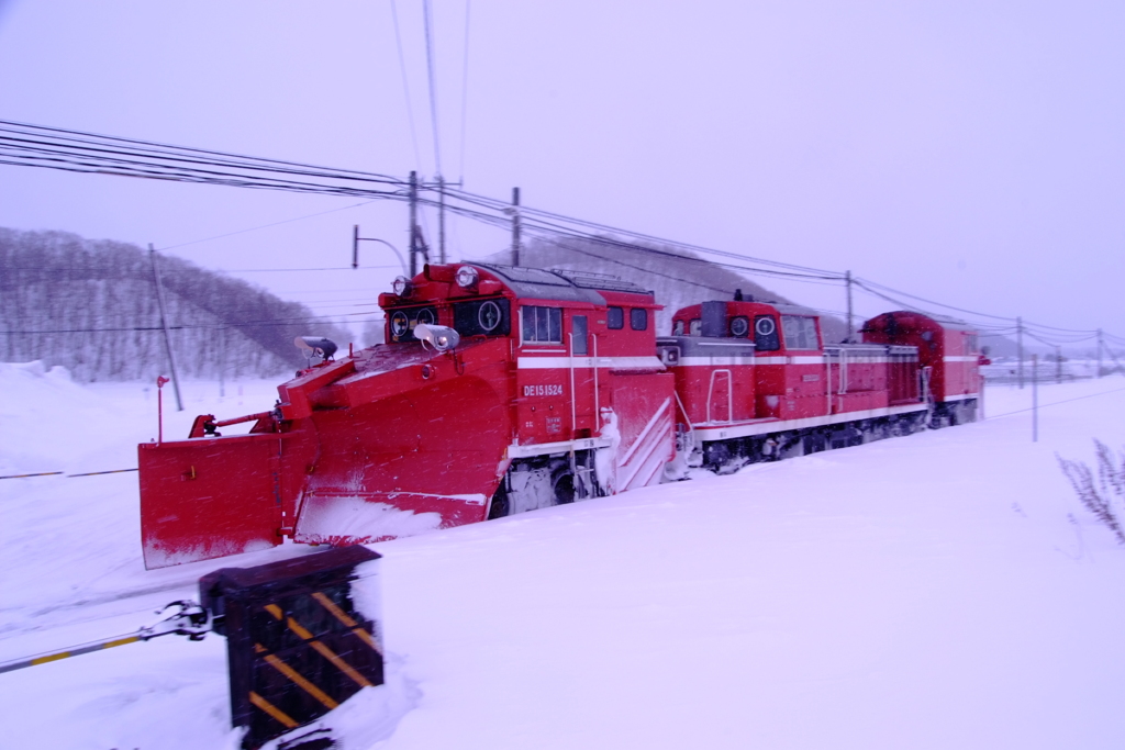 石北本線ラッセル車