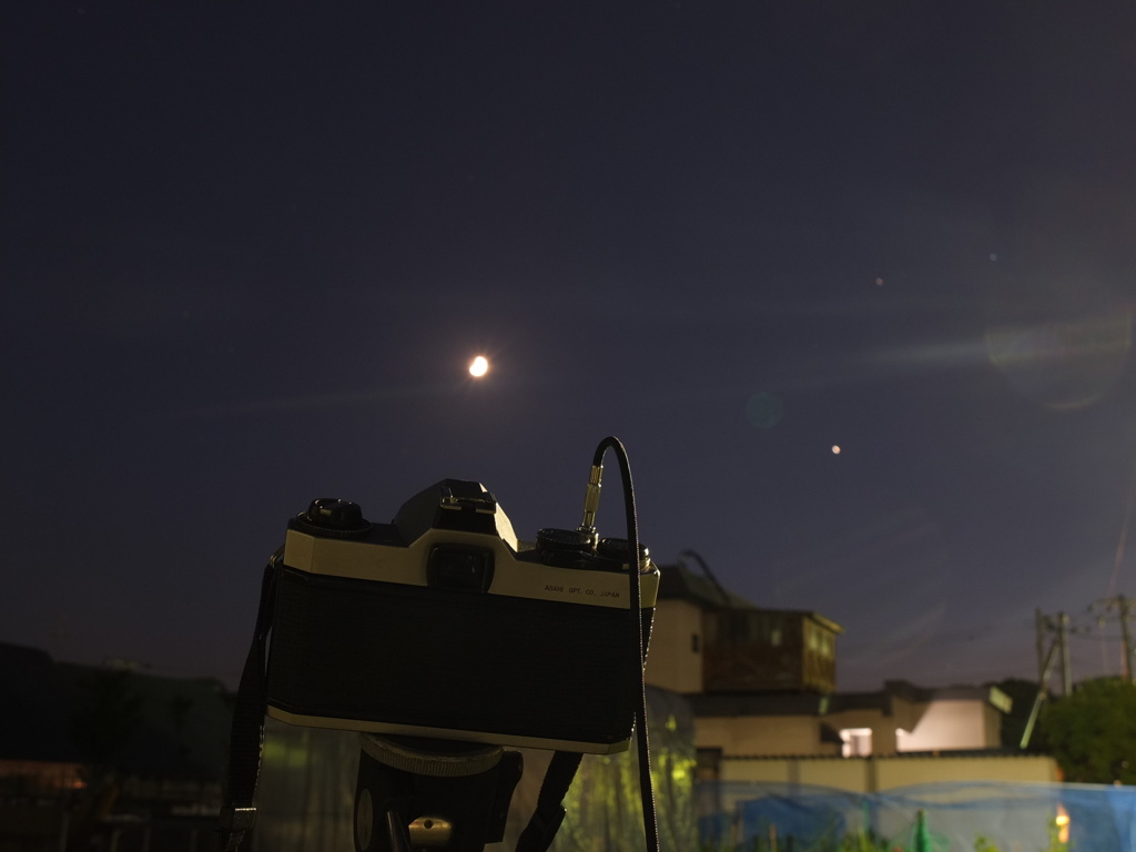 ペンタックスで月を撮る