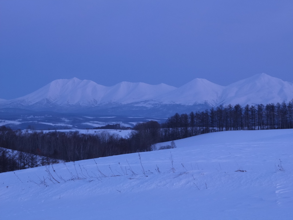 青い山脈十勝岳