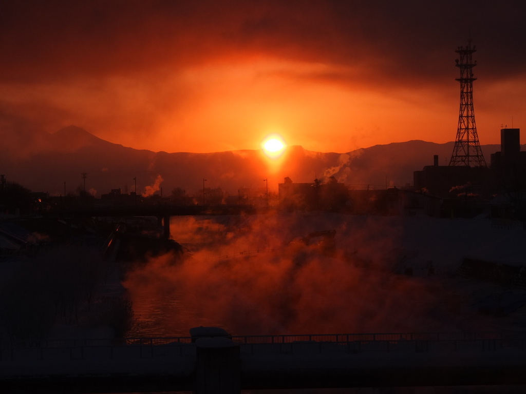 石狩川にも光が