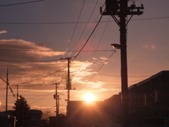 ２８日の日の出