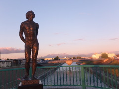 夕日に照らされて２