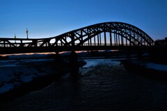 夕刻の旭橋