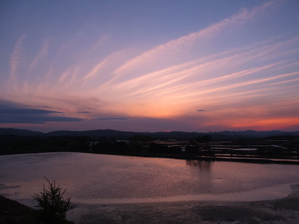 夕日がおちて１