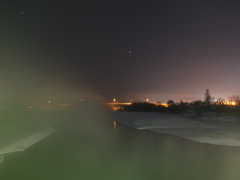 夜の川霧２