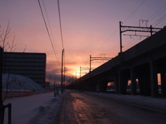 シルエット宗谷本線