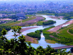 夏の思い出、眺望、石狩川 夏の思い出、眺望、石狩川