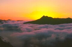 朝の摩周湖