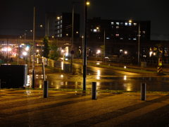 雨の街角