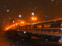 2017、雪の旭橋 2017、雪の旭橋