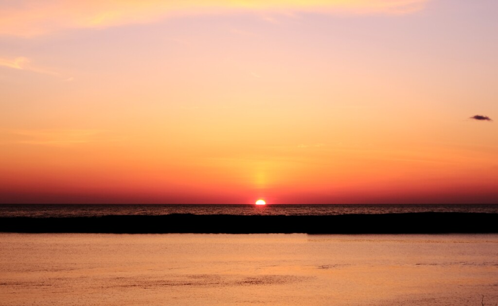 天塩より　日本海