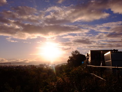 四丁目から見た雨上がり