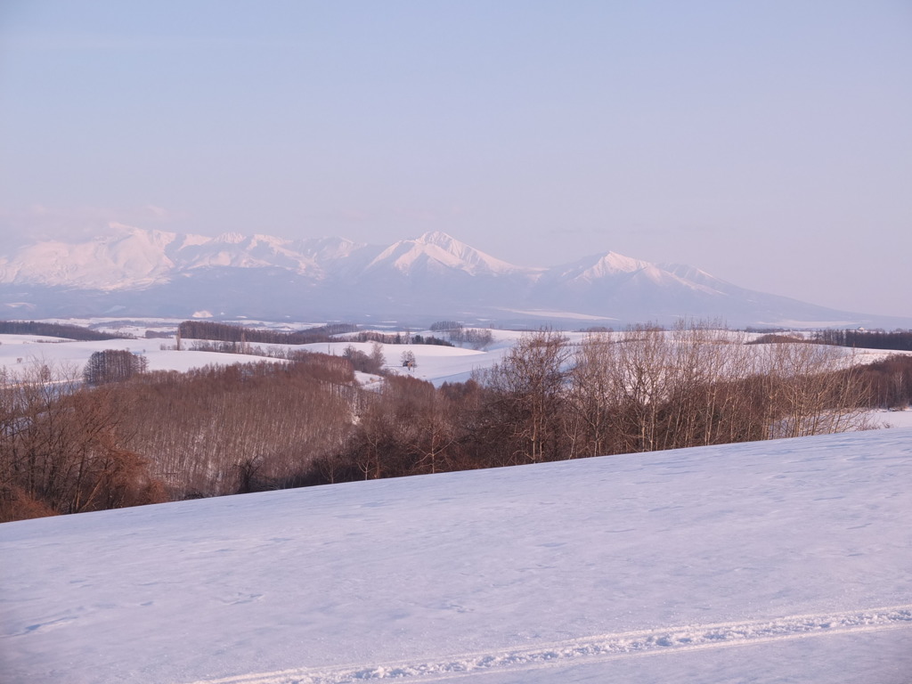 峰峰に見とれて