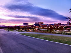 夕焼けと街並み 夕焼けと街並み