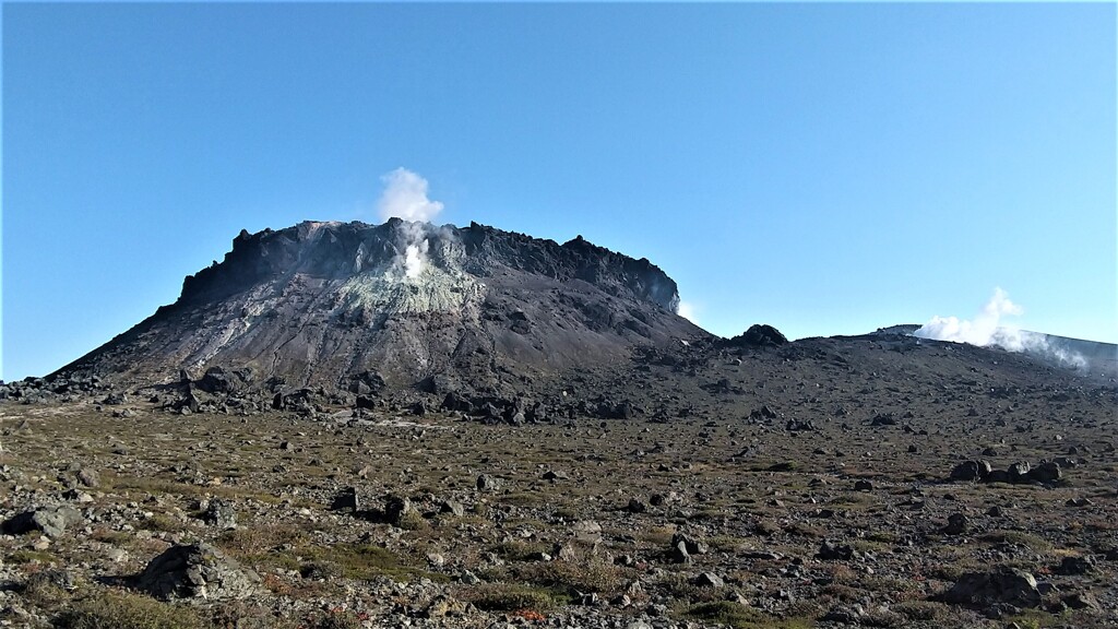 樽前山より　樽前山