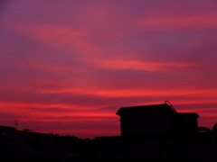 4丁目の夕焼け