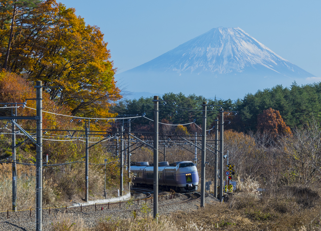 あずさと富士山