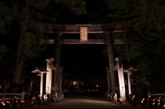 穂高神社　鳥居