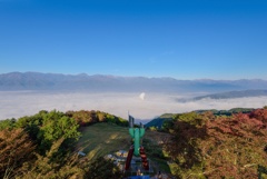 雲海に沈む松本盆地