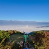 雲海に沈む松本盆地