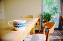 カフェにて