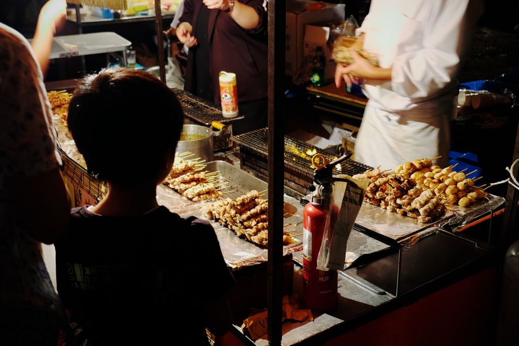 屋台の焼き鳥