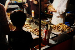 屋台の焼き鳥