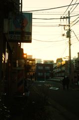 夕暮れ散歩