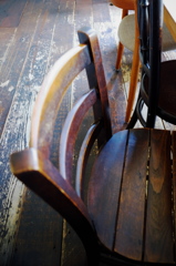 カフェの椅子