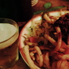 French fries ＆beer