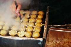 たこ焼き焼けた