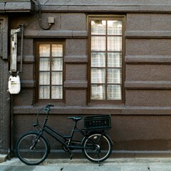 黒い自転車